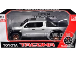 2024 Toyota Tacoma Trailhunter Edition Pickup Truck Silver Metallic 1/24 Diecast Model Car