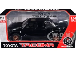2024 Toyota Tacoma Trailhunter Edition Pickup Truck Black 1/24 Diecast Model Car