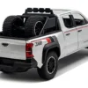 2024 Toyota Tacoma TRD Off Road Edition Pickup Truck Silver Metallic with TRD Stripes with Sunroof and Wheel Rack Limited Edition to 2400 pieces Worldwide 1/24 Diecast Model Car