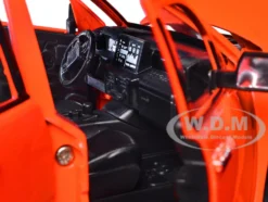 2024 Toyota Tacoma TRD Off-Road Edition Pickup Truck Octane Orange with Bed Camper 1/24 Diecast Model Car
