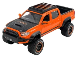 2023 Toyota Tacoma TRD Pro Pickup Truck "Harley Davidson" Orange and Black with Roof Rack "H-D Custom" Series 1/24 Diecast Model Car by Maisto