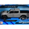 2023 Toyota Tacoma TRD PRO Pickup Truck Gray with Sunroof Special Edition Series 1/27 Diecast Model Car Maisto 32910GRY
