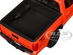 2023 Toyota Tacoma TRD PRO Pickup Truck Solar Octane Orange with Sunroof Special Edition Series 1/27 Diecast Model Car Maisto 32910OR