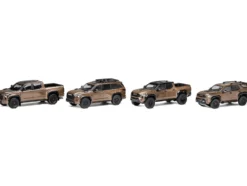 Toyota TRD PRO Mudbath 4 Car Set Limited Edition to 200 pieces Worldwide 1/64 Diecast Model Cars by GCD