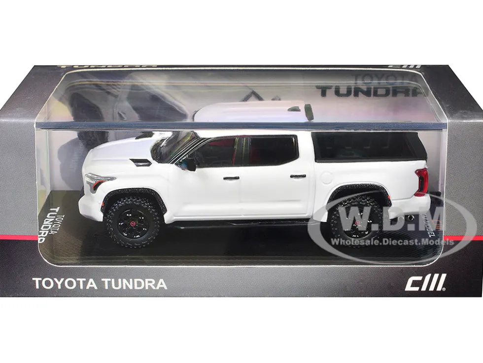 Toyota Tundra Pickup Truck White 1/64 Diecast Model Car by CM Model