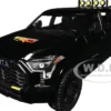 2023 Toyota Tundra TRD 4x4 Pickup Truck Black with TRD Stripes with Sunroof and Wheel Rack Limited Edition to 2400 pieces Worldwide 1/24 Diecast Model Car