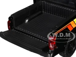 2023 Toyota Tundra TRD 4x4 Pickup Truck Black with TRD Stripes with Sunroof and Wheel Rack Limited Edition to 2400 pieces Worldwide 1/24 Diecast Model Car