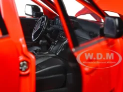 2023 Toyota Tundra TRD 4x4 Pickup Truck Solar Octane Orange with Sunroof and Wheel Rack 1/24 Diecast Model Car H08555R-SO