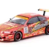 Toyota VERTEX Ridge TE3006 Soarer RHD (Right Hand Drive) Chrome Red with Graphics "Tokyo Auto Salon 2026" "Global64" Series 1/64 Diecast Model by Tarmac Works