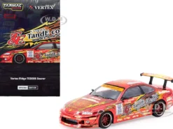 Toyota VERTEX Ridge TE3006 Soarer RHD (Right Hand Drive) Chrome Red with Graphics "Tokyo Auto Salon 2026" "Global64" Series 1/64 Diecast Model by Tarmac Works