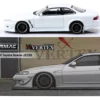 Toyota VERTEX Soarer JZZ30 RHD (Right Hand Drive) White Metallic "Global64" Series 1/64 Diecast Model by Tarmac Works