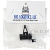 Trailer Dolly Black Kit 1/87 (HO) Plastic Model Car by HO Logistics