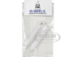 Trailer Wind Skirts for 53' Dry Vans White 1/87 (HO) Plastic Model Car by HO Logistics