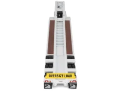 Trail King TK120 Hydraulic Detachable Gooseneck Lowboy Trailer White (Regular Version) "Transport Series" 1/50 Diecast Model by Diecast Masters