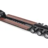 Trail King TK120 Hydraulic Detachable Gooseneck Lowboy Trailer Black (Outrigger Version) "Transport Series" 1/50 Diecast Model by Diecast Masters