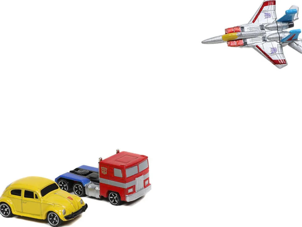 Transformers 3 piece Set Release 2 Nano Hollywood Rides Diecast Models Jada 31761