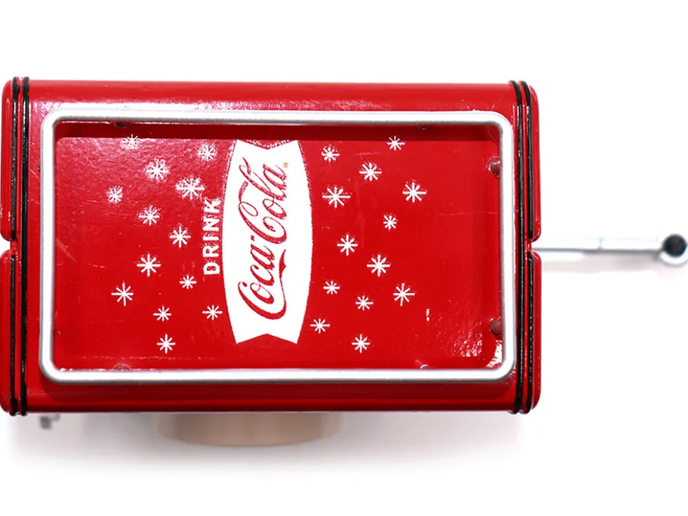 Travel Trailer Cream with Red Top Pause and Refresh Yourself Drink Delicious Coca Cola 1/24 Diecast Model Car Motor City Classics 424700
