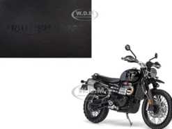 Triumph Scrambler 1200 "Bond Edition" Motorcycle Black 007 James Bond "No Time to Die" (2021) Movie 1/12 Diecast Model by Corgi