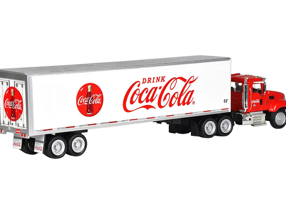 Truck Tractor with 53' Trailer Drink Coca Cola Red White 1/50 Diecast Model Motor City Classics 450025