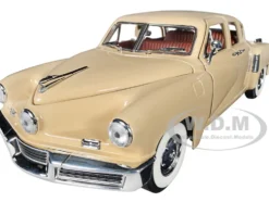 1948 Tucker Torpedo Cream 1/18 Diecast Model Car Road Signature 92268cr