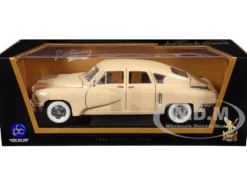 1948 Tucker Torpedo Cream 1/18 Diecast Model Car Road Signature 92268cr