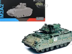 Ukraine M2A2 ODS Light Tank Green Camouflage Weathered NEO Dragon Armor Series 1/72 Plastic Model Dragon Models 63508