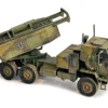 Ukraine M142 High Mobility Artillery Rocket System HIMARS Green Camouflage NEO Dragon Armor Series 1/72 Plastic Model Dragon Models 63502
