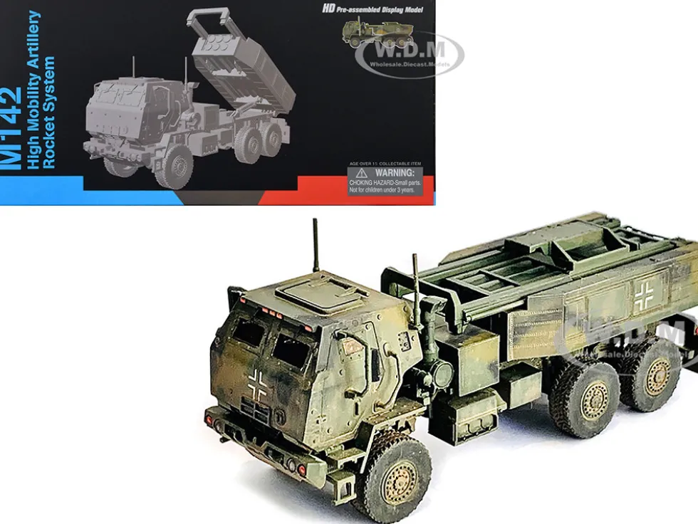 Ukraine M142 High Mobility Artillery Rocket System HIMARS Green Camouflage NEO Dragon Armor Series 1/72 Plastic Model Dragon Models 63502