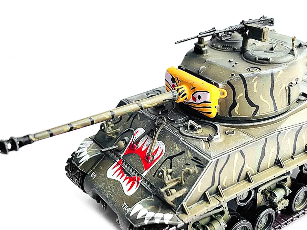 United States M4A3E8 Sherman Tiger Face Tank 24th Infantry Div Han River Korea 1951 NEO Dragon Armor Series 1/72 Plastic Model Dragon Models 63151