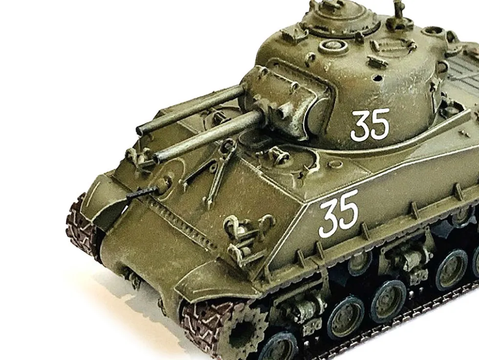 United States M4A3 HVSS POA CWS H5 Flamethrower Tank Olive Drab 35 Hawaii 1951 NEO Dragon Armor Series 1/72 Plastic Model Dragon Models 63148