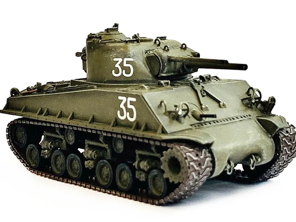 United States M4A3 HVSS POA CWS H5 Flamethrower Tank Olive Drab 35 Hawaii 1951 NEO Dragon Armor Series 1/72 Plastic Model Dragon Models 63148