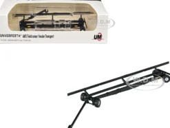 Unverferth AWS Fieldrunner Header Transport Black (Version 2) 1/64 Diecast Model by SpecCast