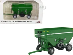 Unverferth 630 Grain Wagon Green 1/64 Diecast Model SpecCast UBC057