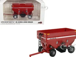 Unverferth 630 Grain Wagon Red 1/64 Diecast Model SpecCast UBC058