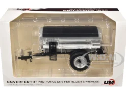 Unverferth Pro-Force 1850 Dry Fertilizer Applicator with Dual Wheels Silver Metallic 1/64 Diecast Model by SpecCast