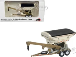 Unverferth 2755XL Seed Tender Beige and Light Brown 1/64 Diecast Model SpecCast UBC055