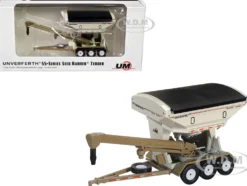 Unverferth 3755XL Seed Tender Beige and Light Brown 1/64 Diecast Model SpecCast UBC054