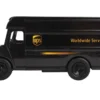 UPS Package Truck Brown UPS Worldwide Services Plastic Model Daron RT4349