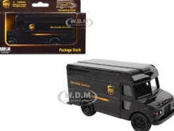 UPS Package Truck Brown UPS Worldwide Services Plastic Model Daron RT4349