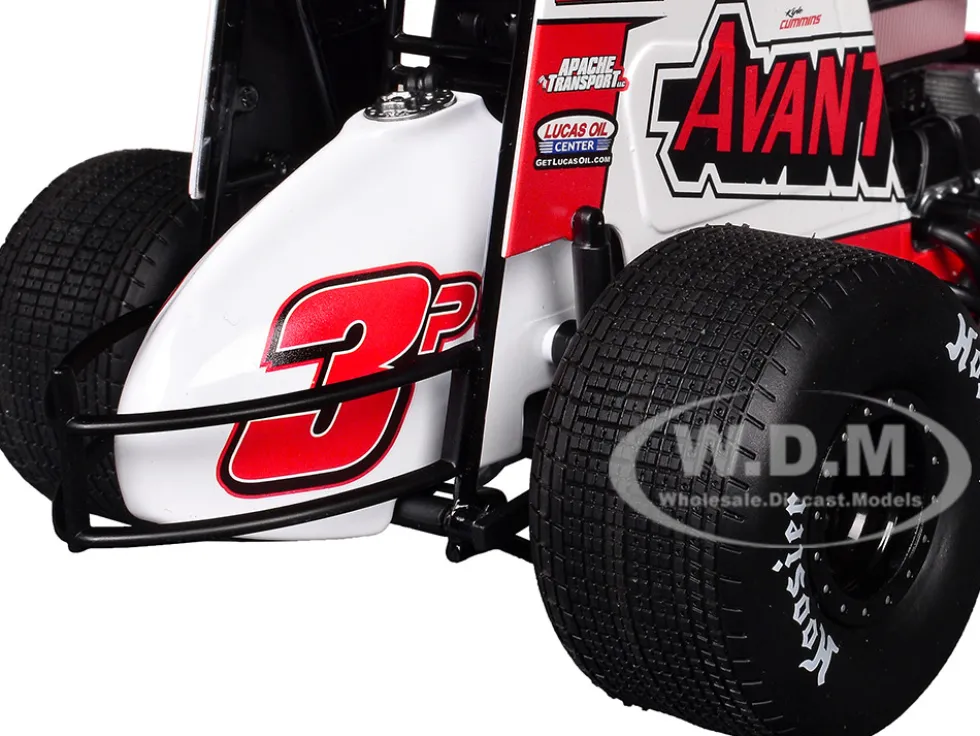 USAC Sprint Car #3P Kyle Cummins "Avanti" Champion "USAC Sprint Car National Championship" (2025) 1/18 Diecast Model Car by ACME