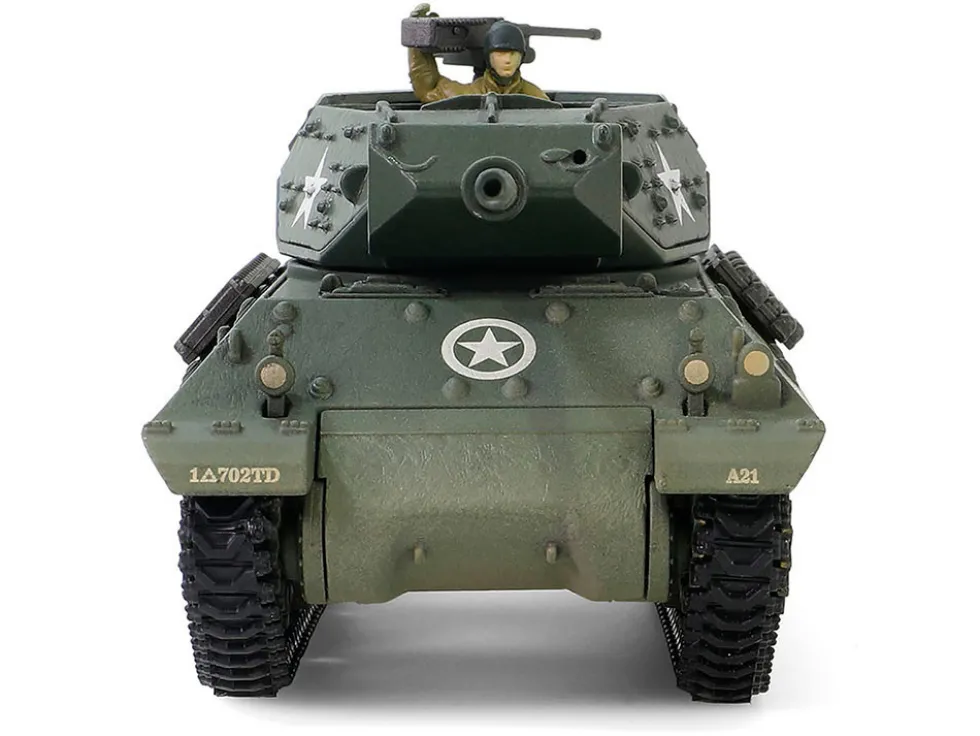 U.S. Army M10 GMC Tank "702nd Tank Destroyer Battalion, Normandy, France" (1944) United States Army "Mini AFV" Series 1/64 Diecast Model by Forces of Valor