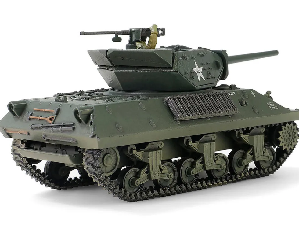 U.S. Army M10 GMC Tank "702nd Tank Destroyer Battalion, Normandy, France" (1944) United States Army "Mini AFV" Series 1/64 Diecast Model by Forces of Valor