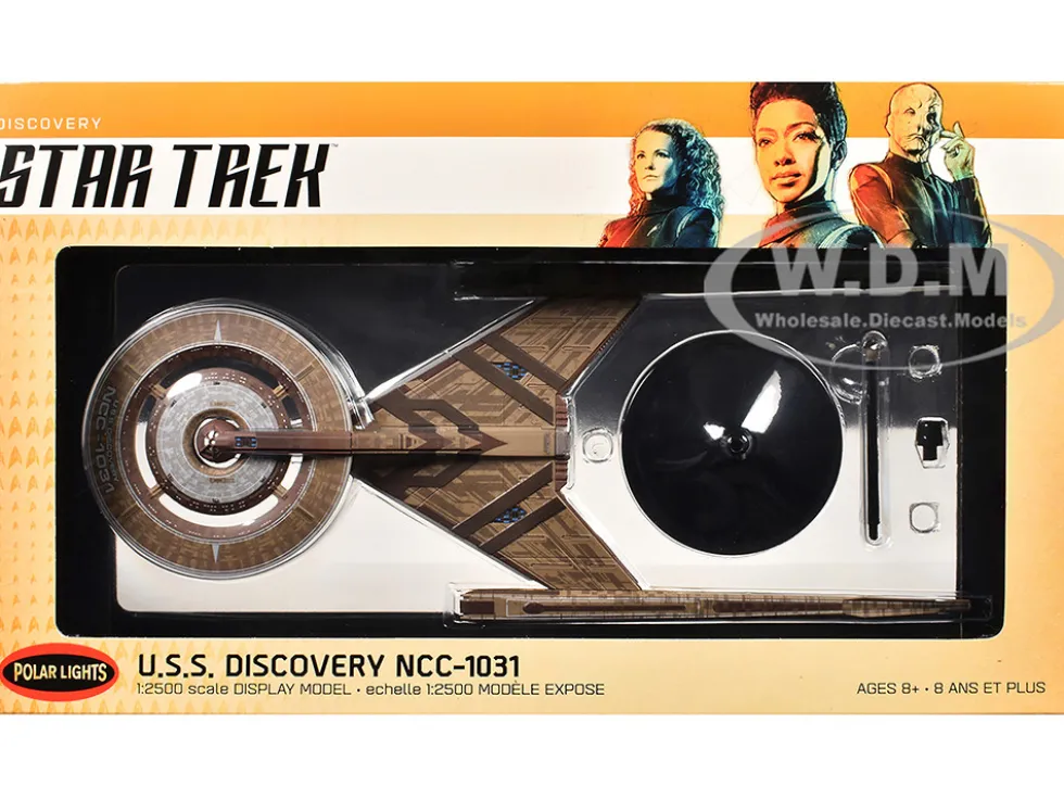 U.S.S. Discovery NCC-1031 Spacecraft "Star Trek: Discovery" (2017-2024) TV Series 1/2500 Scale Model by Polar Lights