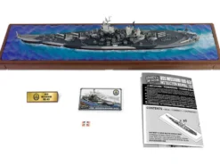 USS Missouri BB 63 Iowa class Battleship Battle of Okinawa 1945 United States Navy Waterline Edition Battleship Series 1/700 Diecast Model Forces of Valor FOV-862031B