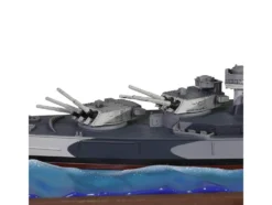 USS Missouri BB 63 Iowa class Battleship Battle of Okinawa 1945 United States Navy Waterline Edition Battleship Series 1/700 Diecast Model Forces of Valor FOV-862031B