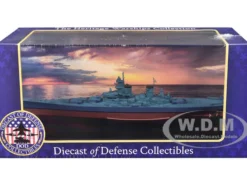USS New Jersey (BB-62) Battleship (1944) 1/1100 Diecast Model by Diecast of Defense Collectibles
