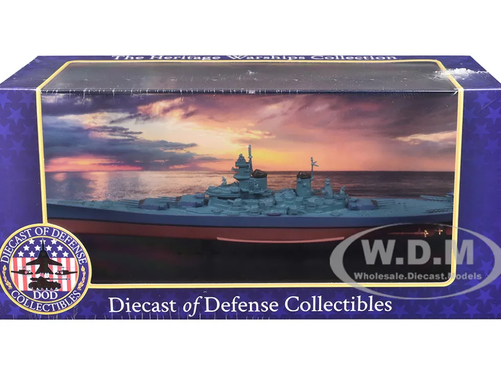 USS New Jersey (BB-62) Battleship (1944) 1/1100 Diecast Model by Diecast of Defense Collectibles