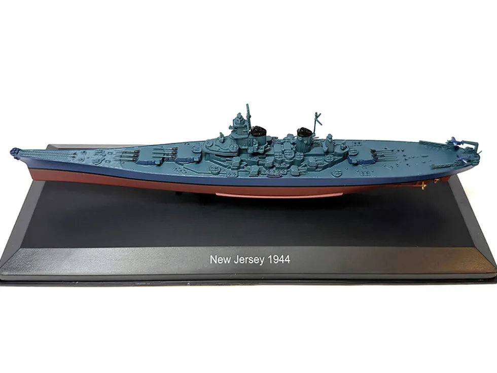 USS New Jersey (BB-62) Battleship (1944) 1/1100 Diecast Model by Diecast of Defense Collectibles