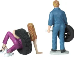 Val Gary Tire Brigade 2 piece Figurine Set 1/18 Motorhead Miniatures 769