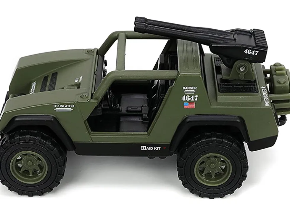 V.A.M.P. Olive Green Duke Diecast Figurine G.I. Joe Hollywood Rides Series 1/32 Diecast Model Car Jada 33083